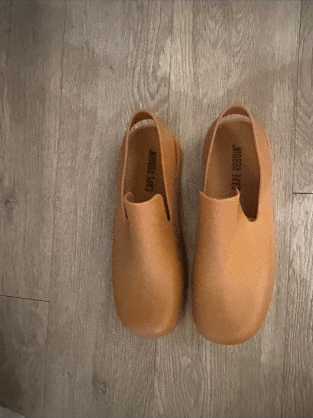 Cape Robbin Kids Moccasin Slip-Ons in Tan